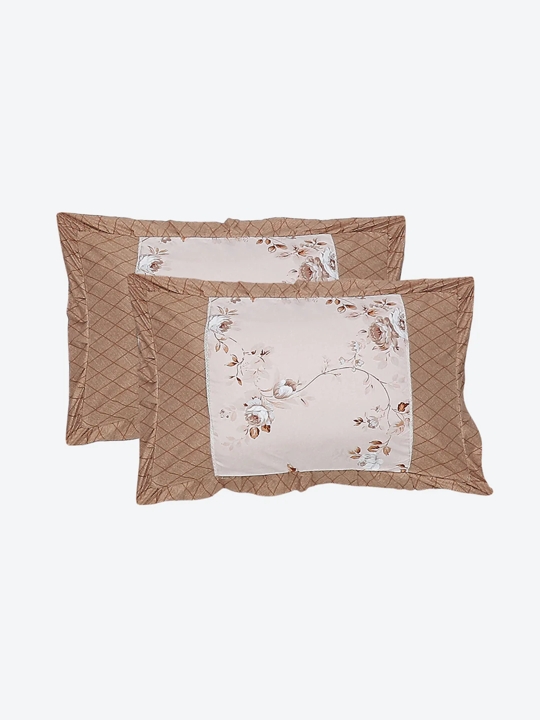 130 GSM Polyester Double Bed Bedsheet with 2 Pillow Covers - Image 8