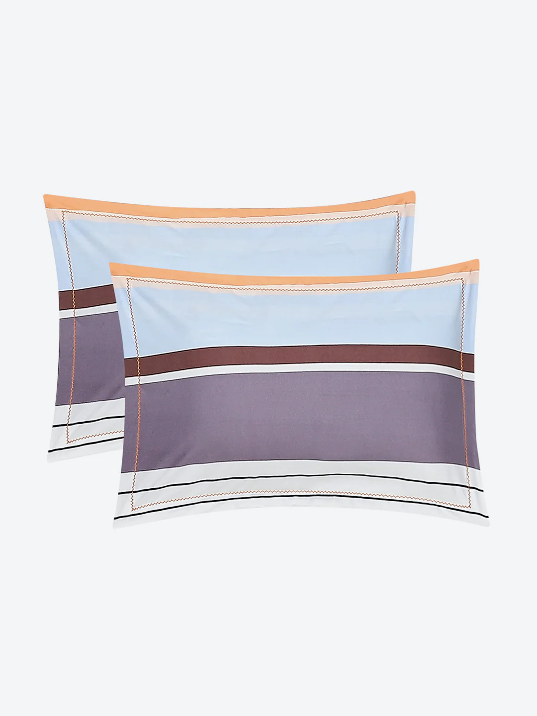 130 GSM Polyester Double Bed Bedsheet with 2 Pillow Covers - Image 8