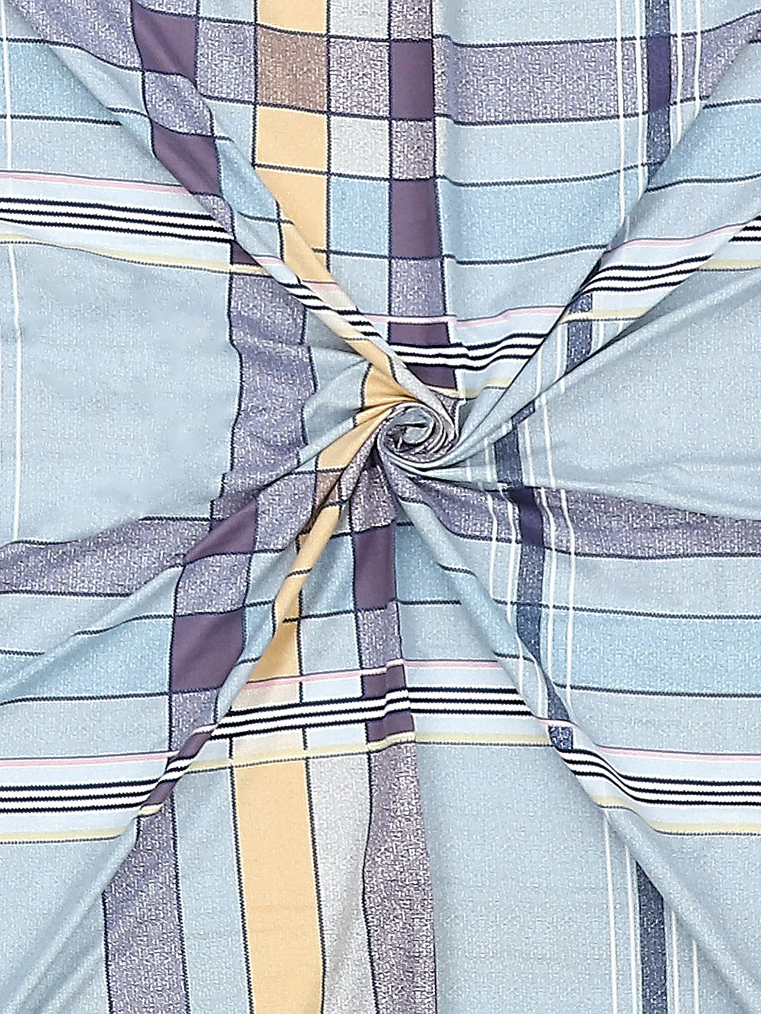 130 GSM Polyester Double Bed Bedsheet with 2 Pillow Covers - Image 9