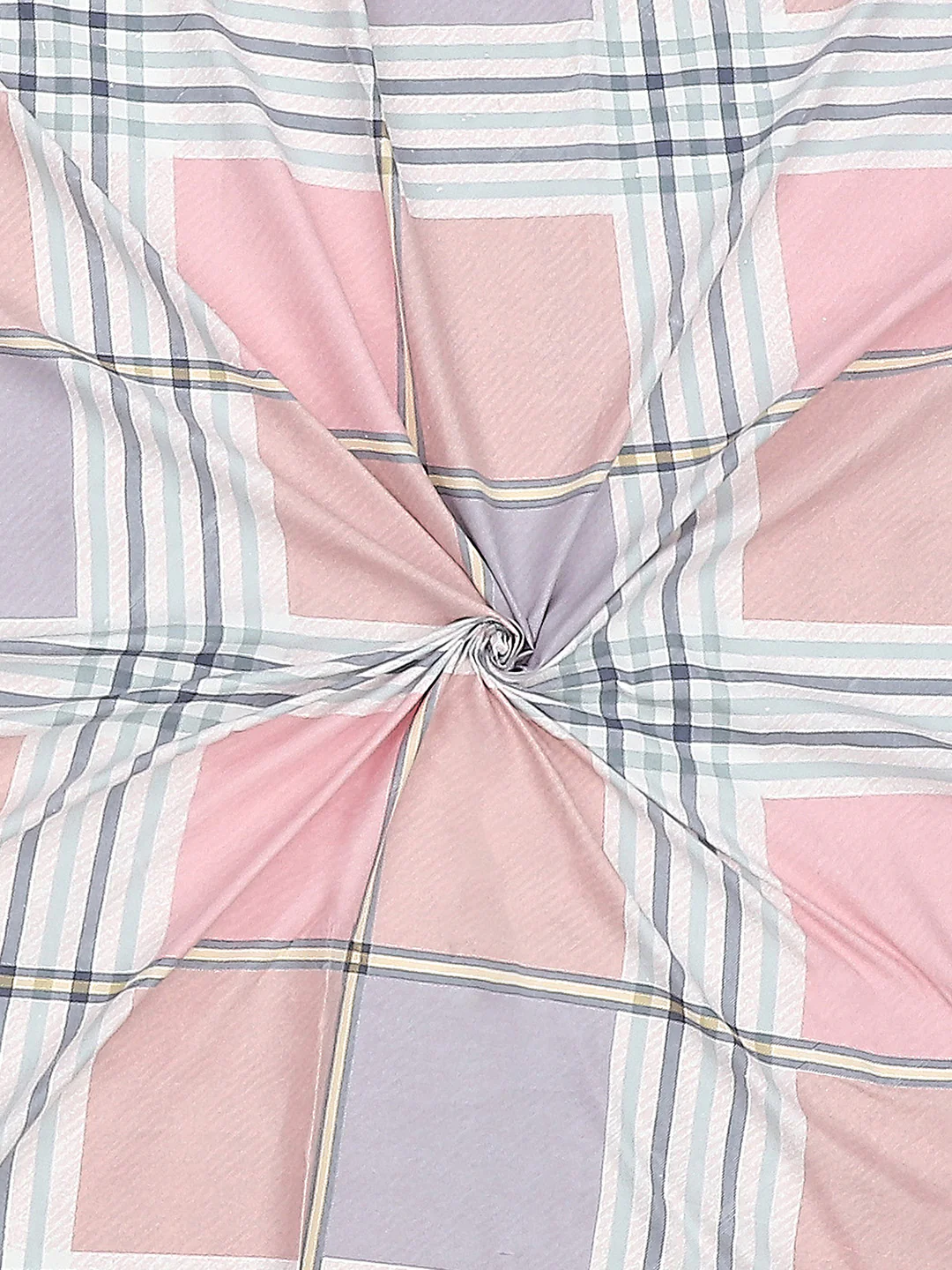 130 GSM Polyester Double Bed Bedsheet with 2 Pillow Covers - Image 9