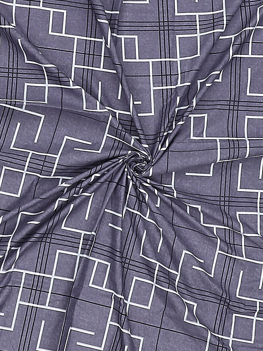 130 GSM Polyester Double Bed Bedsheet with 2 Pillow Covers - Image 9