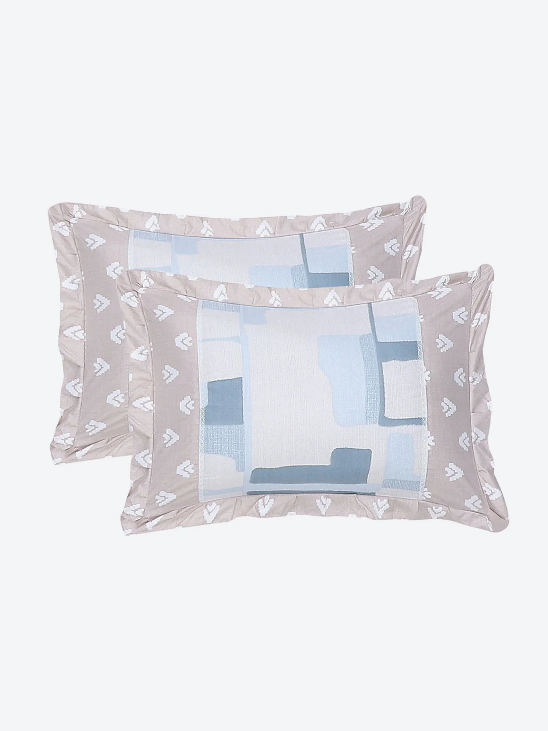 130 GSM Polyester Double Bed Bedsheet with 2 Pillow Covers - Image 8