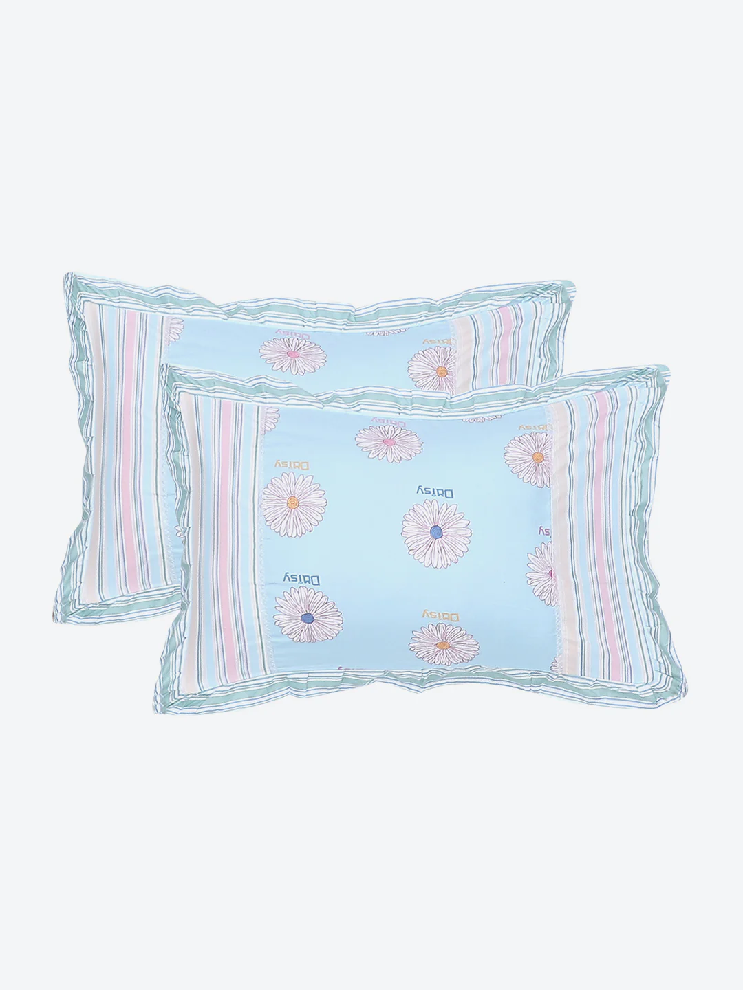 130 GSM Polyester Double Bed Bedsheet with 2 Pillow Covers - Image 8