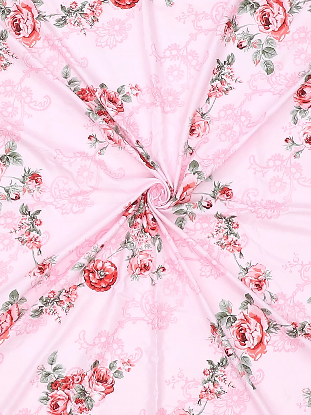 130 GSM Polyester Double Bed Bedsheet with 2 Pillow Covers - Image 9