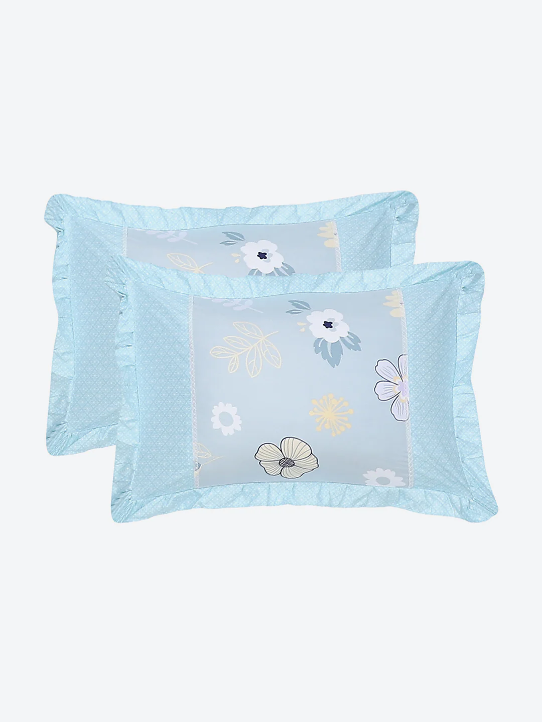 130 GSM Polyester Double Bed Bedsheet with 2 Pillow Covers - Image 8