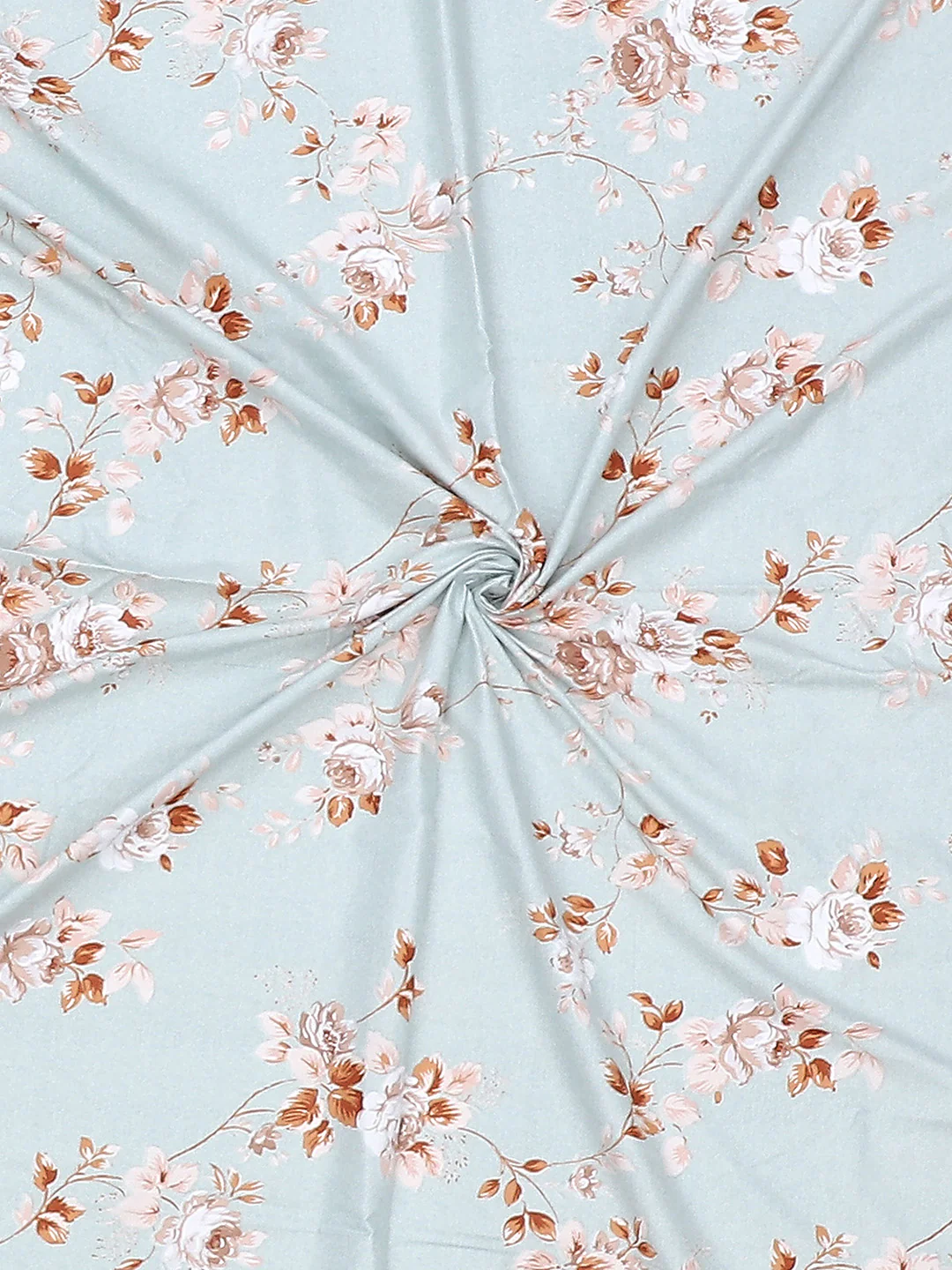 130 GSM Polyester Double Bed Bedsheet with 2 Pillow Covers - Image 9