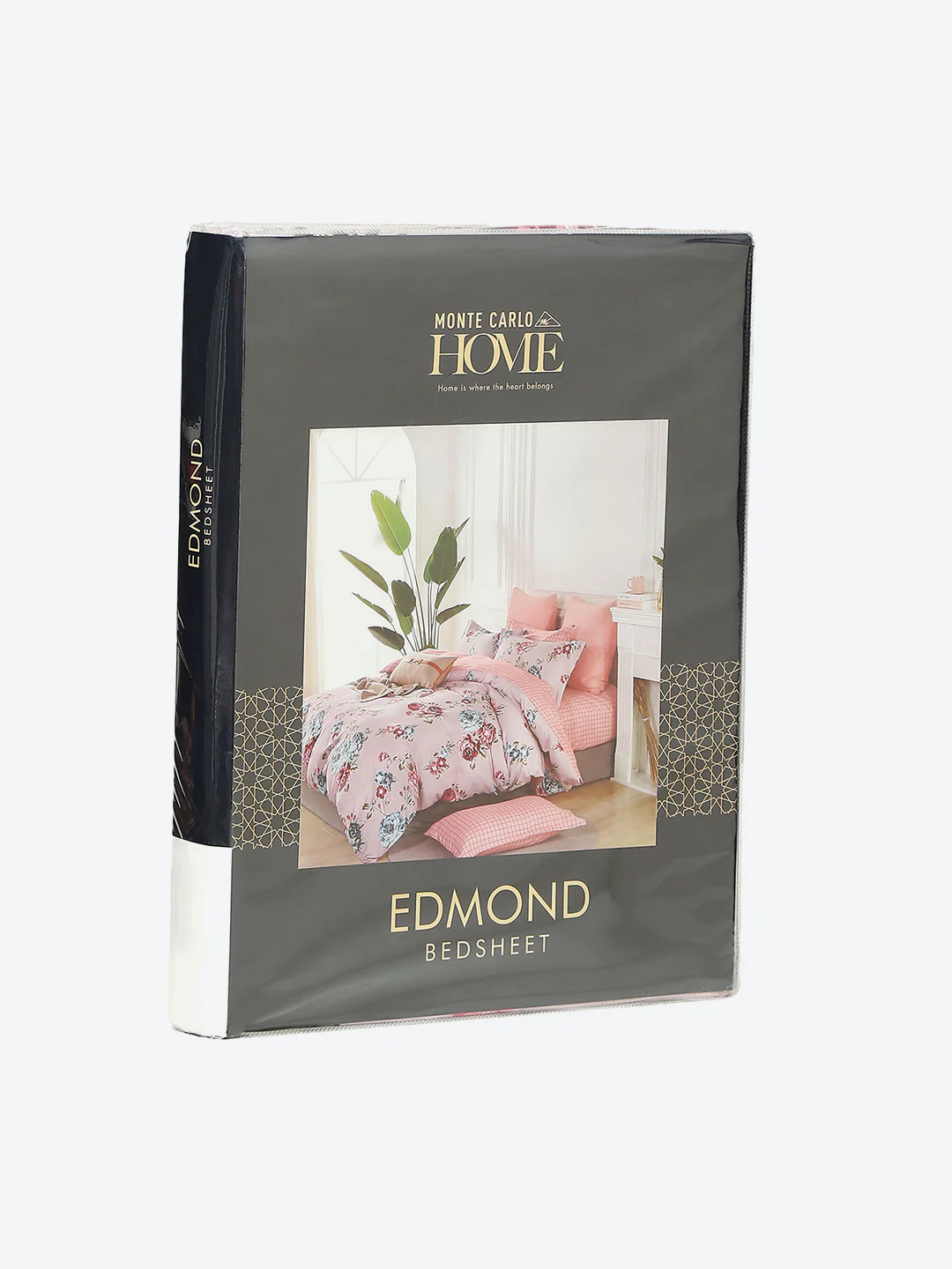 130 GSM Polyester Double Bed 1 Bedsheet with 2 Pillow Covers (Edmond) - Image 9