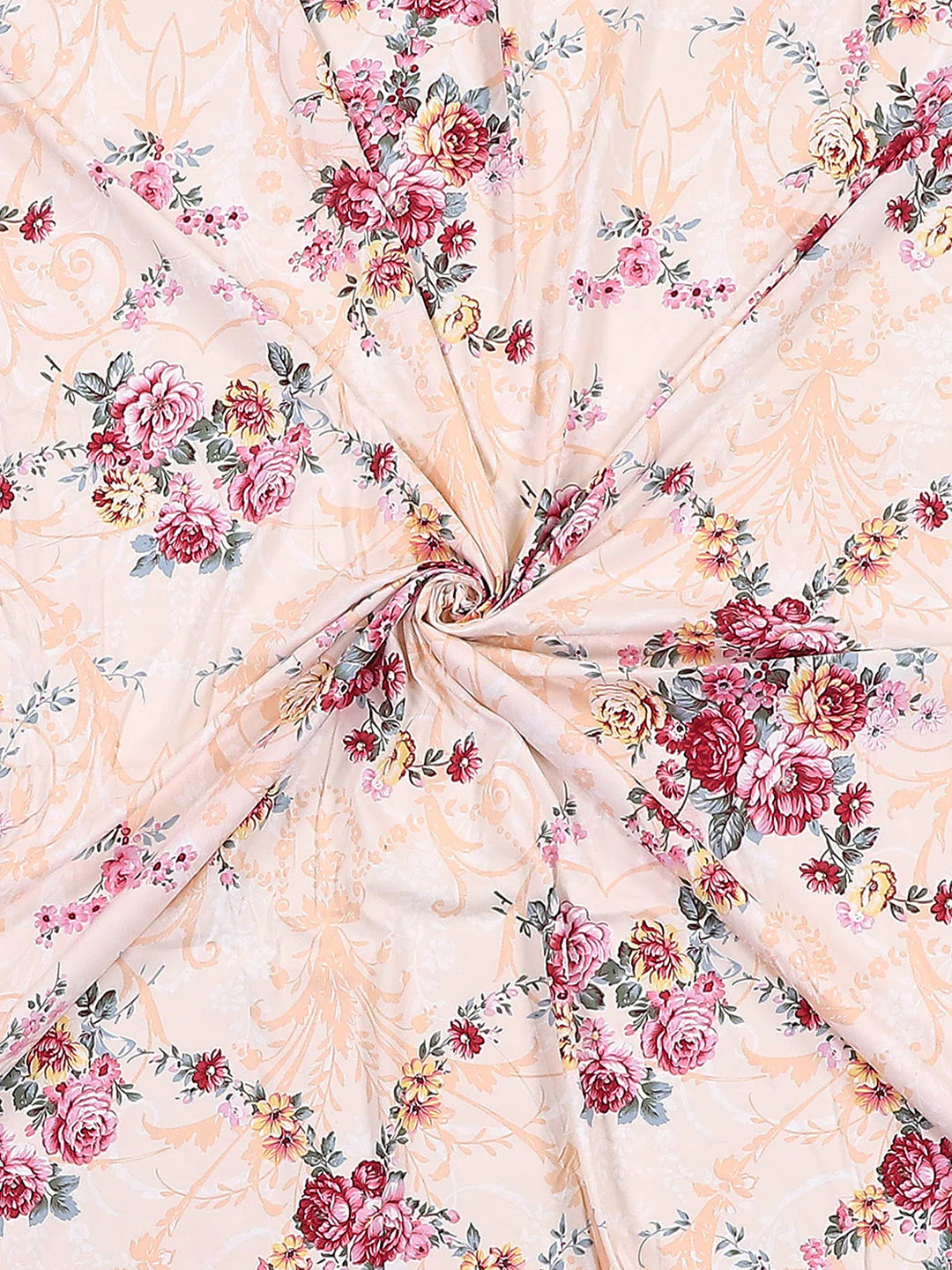 130 GSM Polyester Double Bed 1 Bedsheet with 2 Pillow Covers (Essence) - Image 8