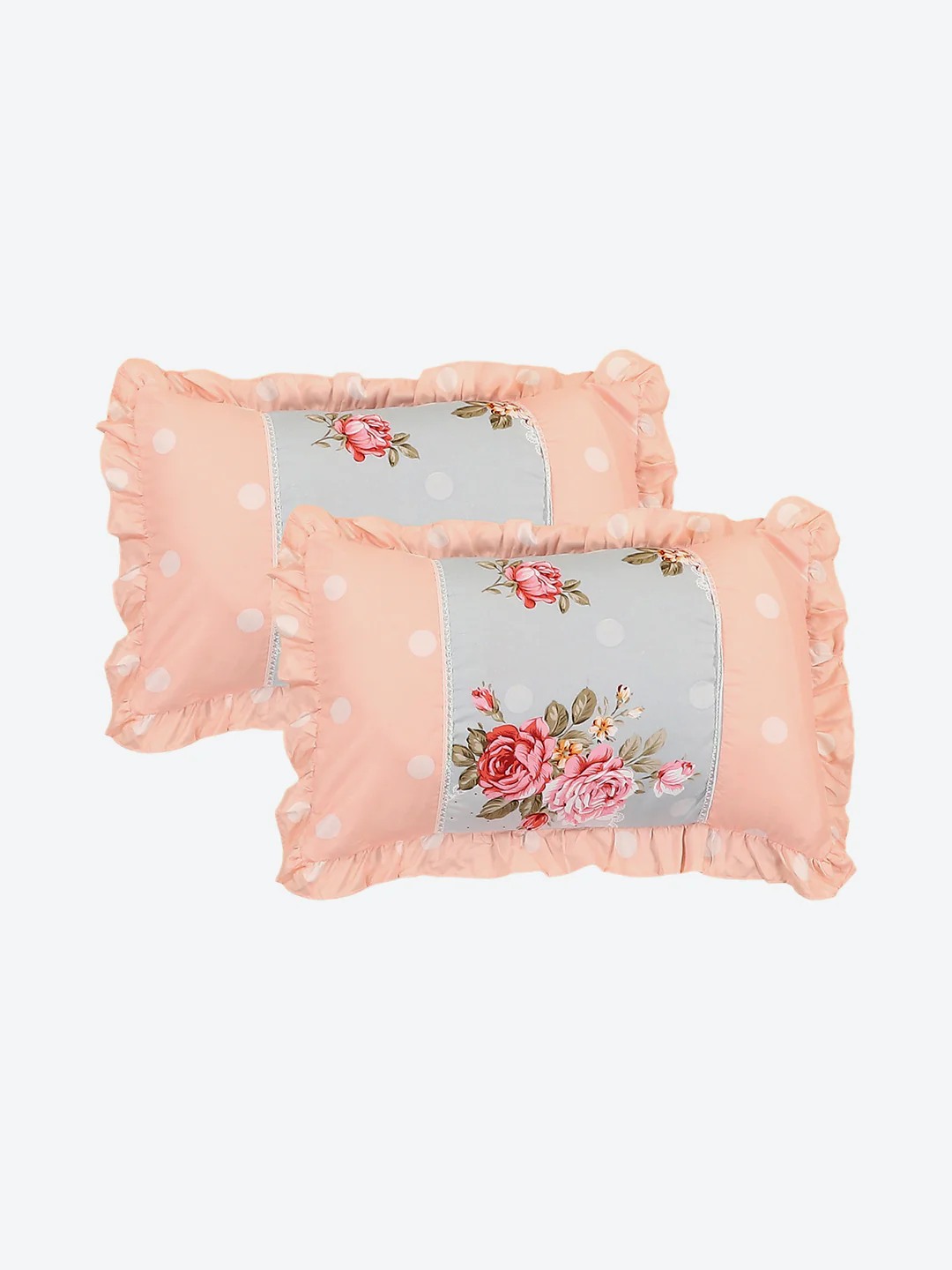 130 GSM Polyester Double Bed 1 Bedsheet with 2 Pillow Covers (Essence) - Image 7