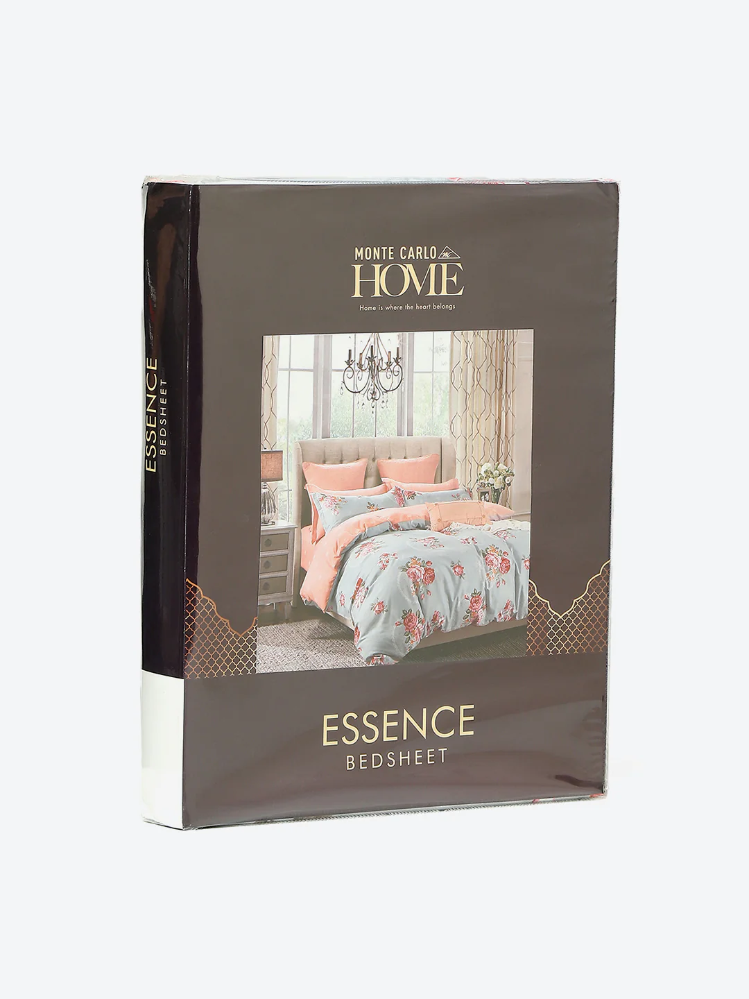 130 GSM Polyester Double Bed 1 Bedsheet with 2 Pillow Covers (Essence) - Image 9