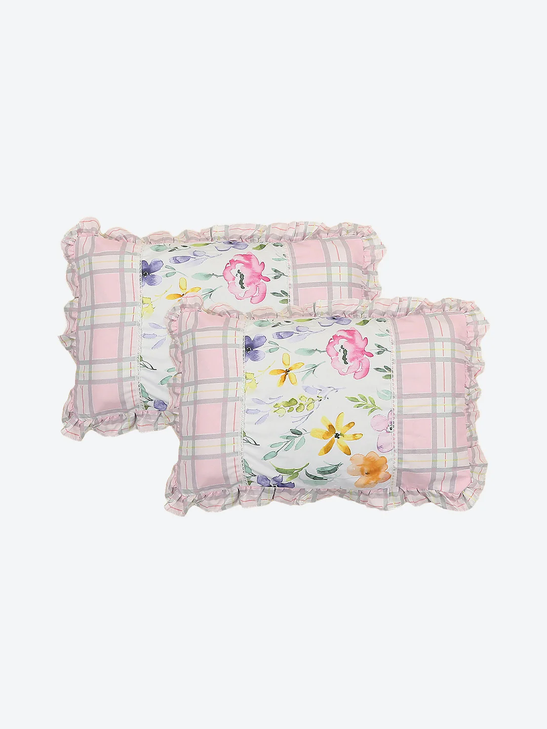 130 GSM Polyester Double Bed 1 Bedsheet with 2 Pillow Covers (Essence) - Image 7