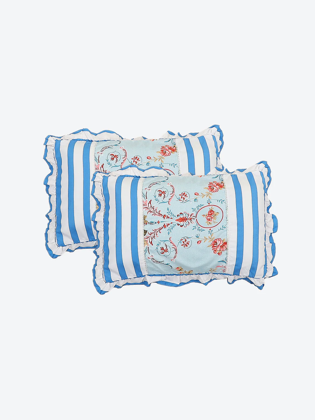 130 GSM Polyester Double Bed 1 Bedsheet with 2 Pillow Covers (Essence) - Image 7