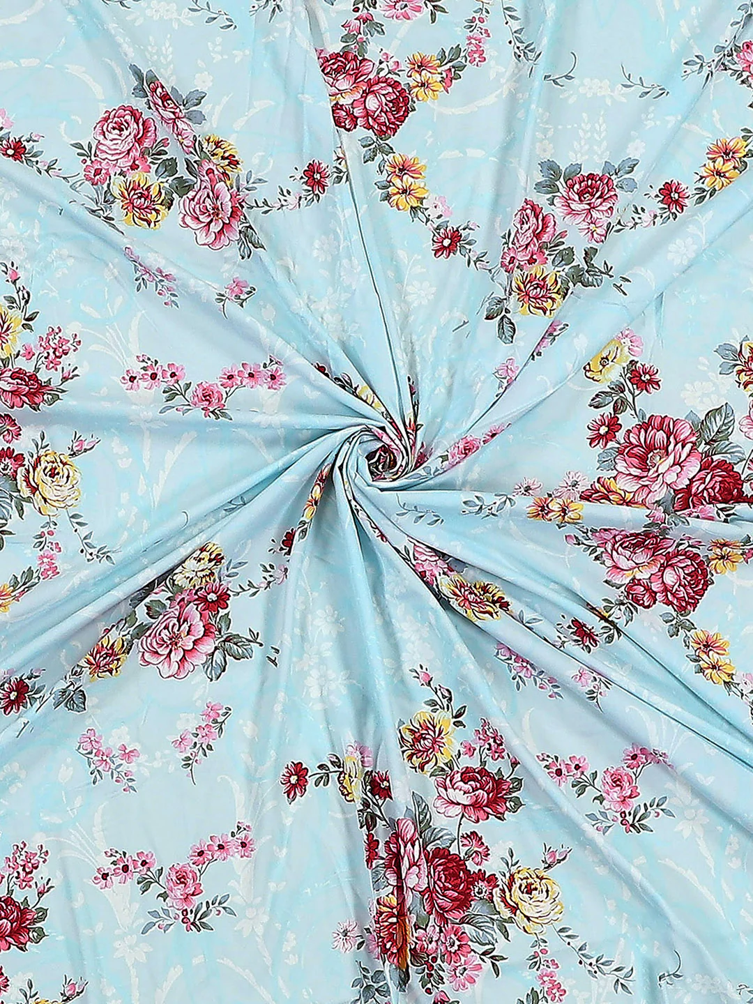 130 GSM Polyester Double Bed 1 Bedsheet with 2 Pillow Covers (Essence) - Image 8