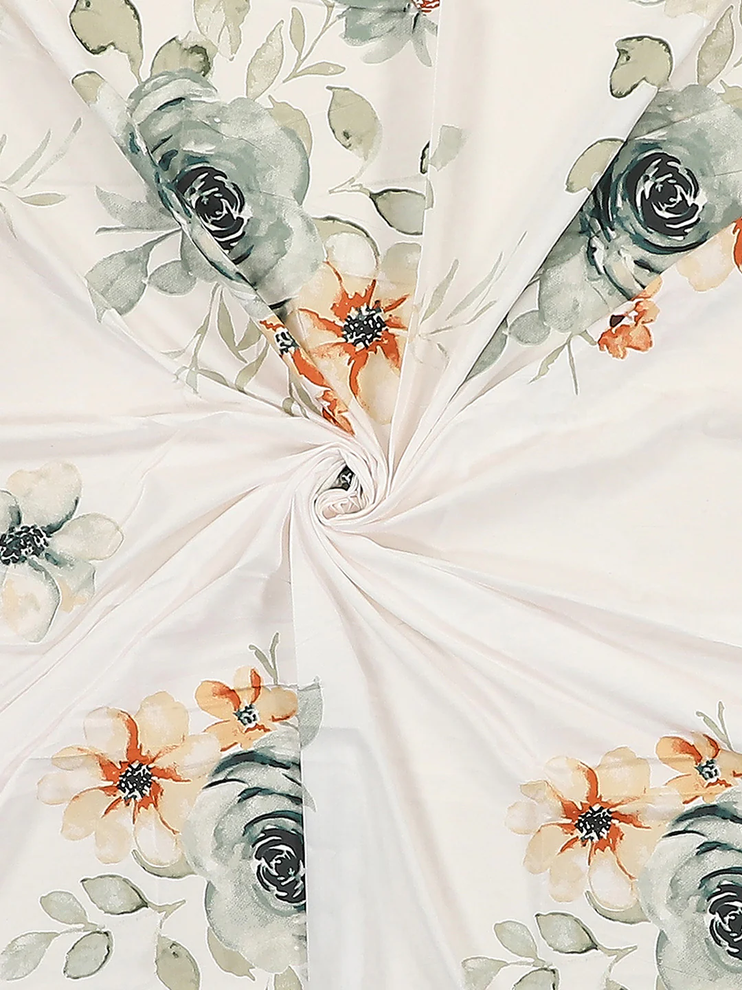 130 GSM Polyester Double Bed 1 Bedsheet with 2 Pillow Covers (Essence) - Image 8
