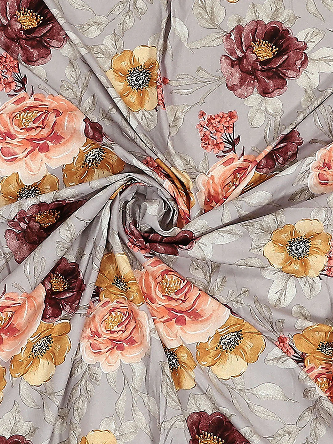 130 GSM Polyester Double Bed 1 Bedsheet with 2 Pillow Covers (Vibrant) - Image 8