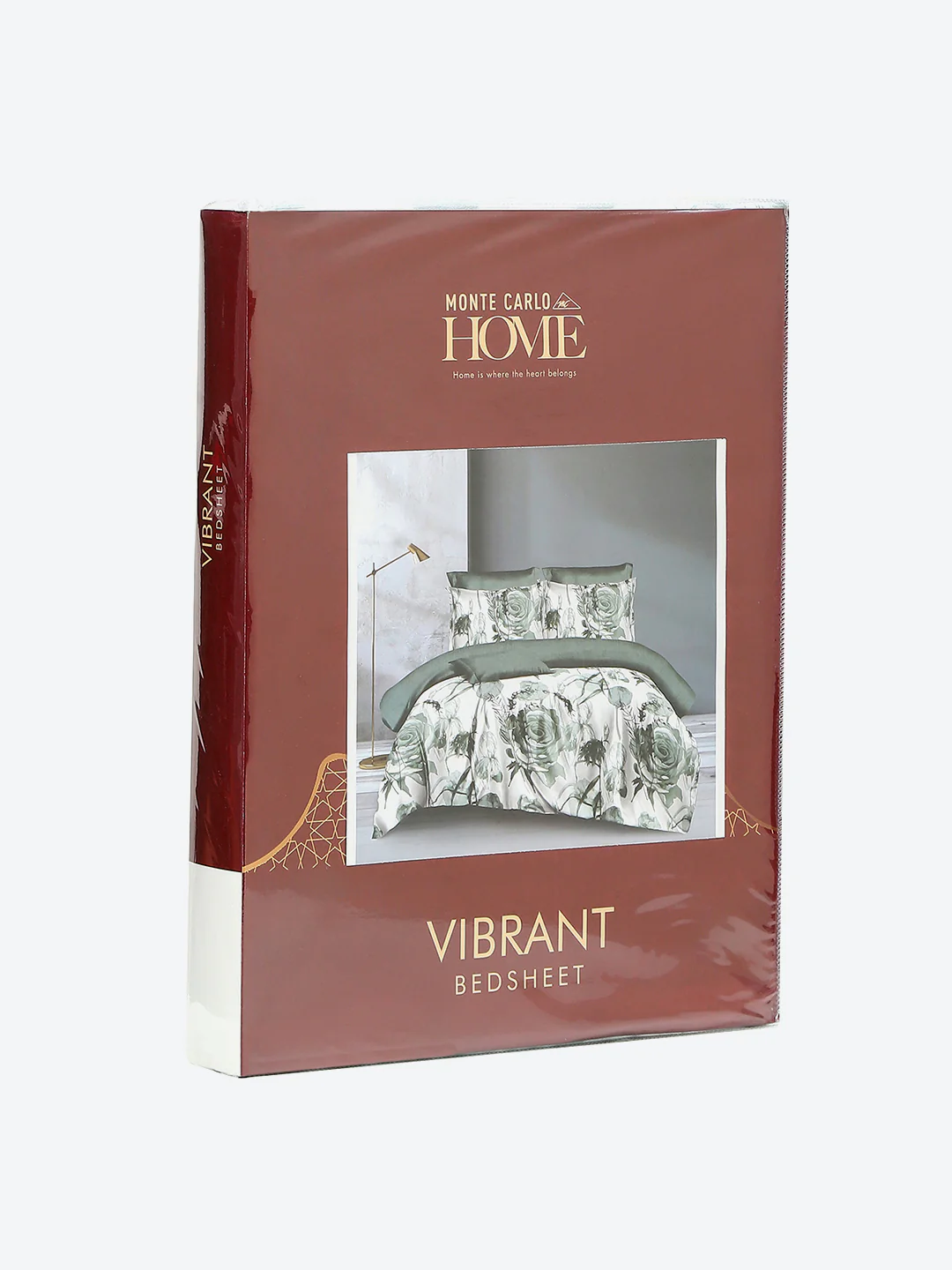 130 GSM Polyester Double Bed 1 Bedsheet with 2 Pillow Covers (Vibrant) - Image 9