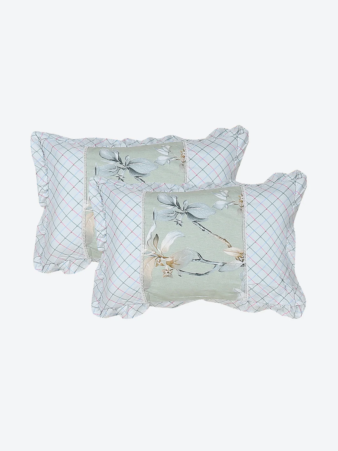 130 GSM Polyester Double Bed 1 Bedsheet with 2 Pillow Covers (Vibrant) - Image 7