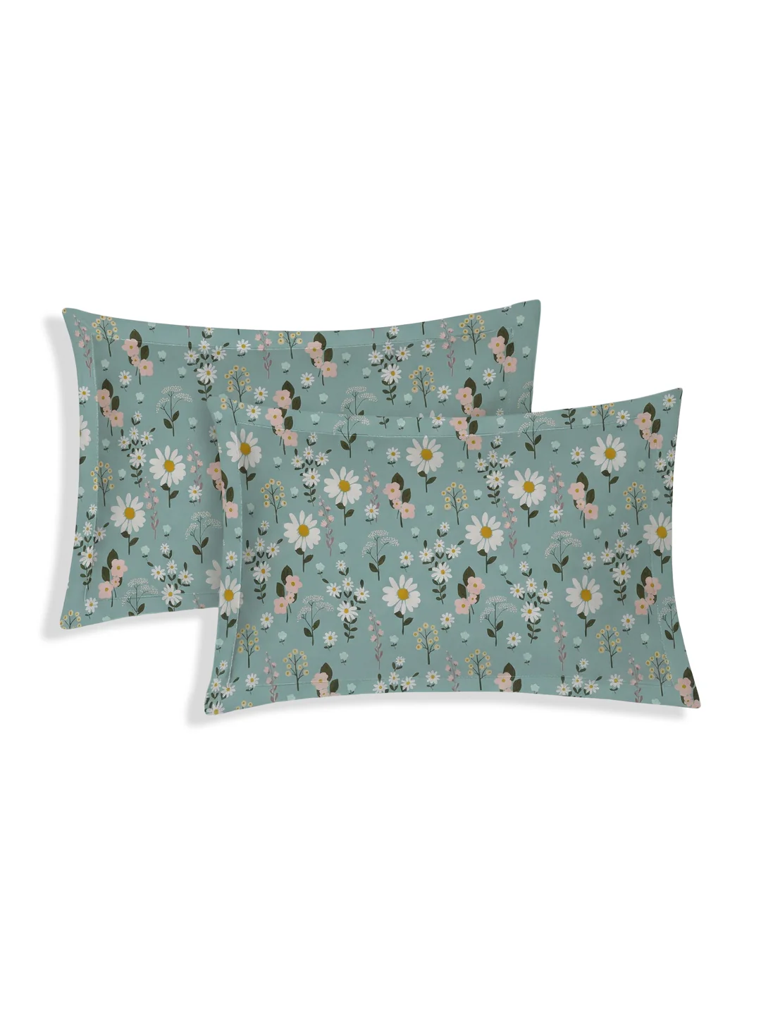 130 GSM Polyester Double Bed Bedsheet with 2 Pillow Covers Fashnik Collection - Image 6