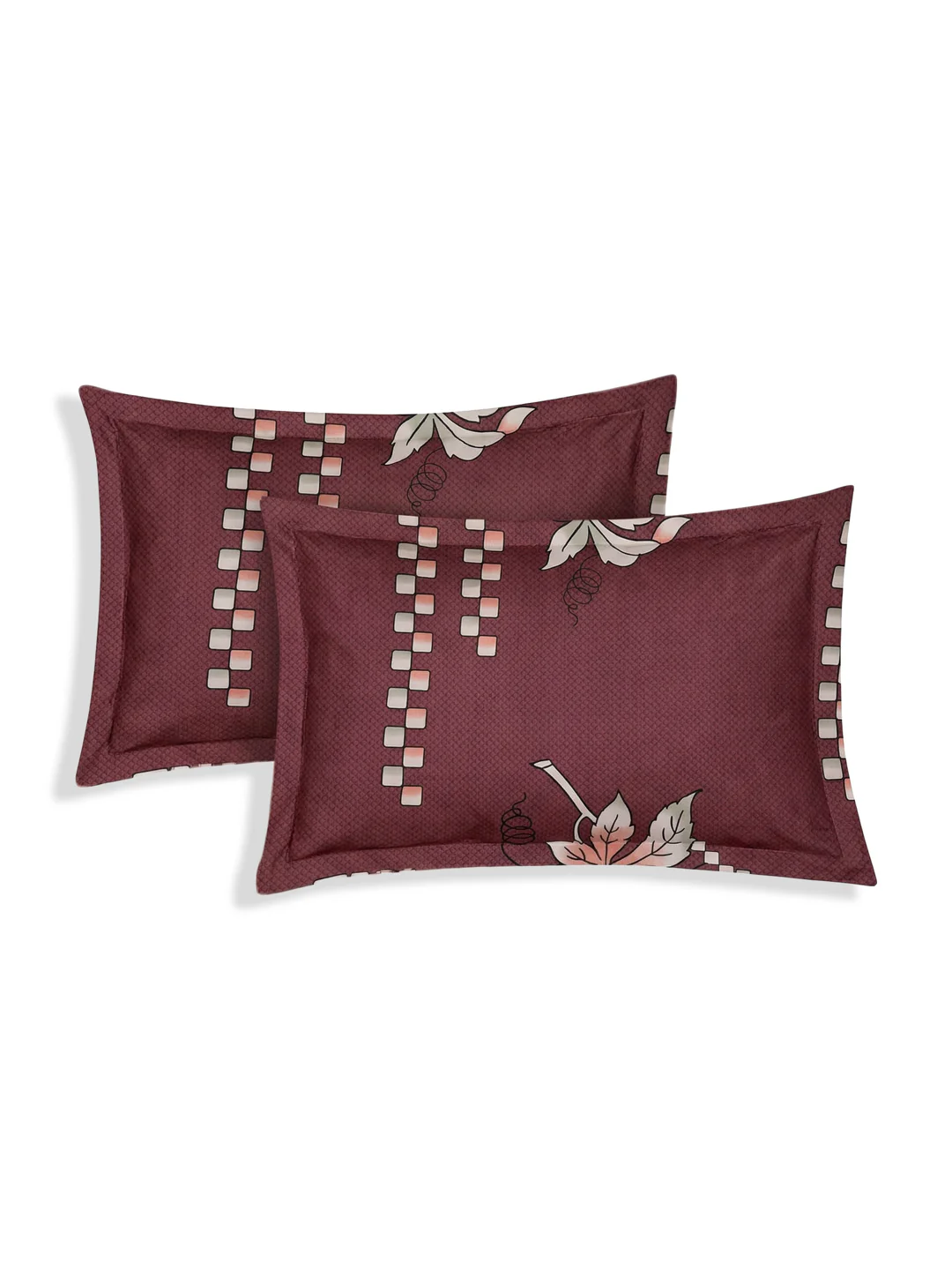 130 GSM Polyester Double Bed Bedsheet with 2 Pillow Covers Fashnik Collection - Image 6