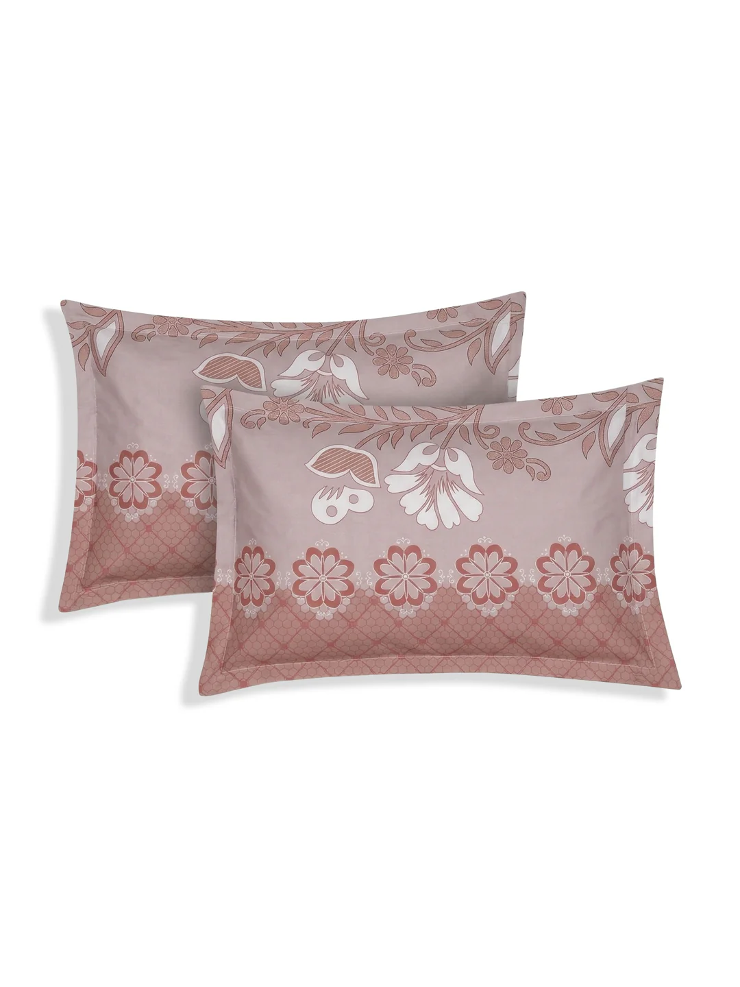 130 GSM Polyester Double Bed Bedsheet with 2 Pillow Covers Fashnik Collection - Image 6