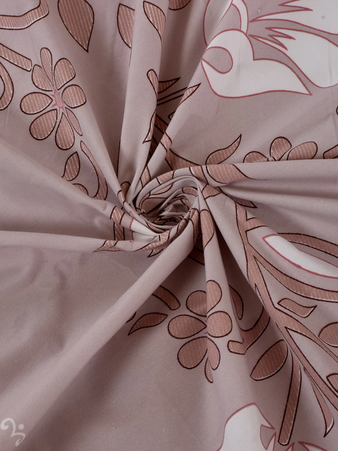 130 GSM Polyester Double Bed Bedsheet with 2 Pillow Covers Fashnik Collection - Image 8