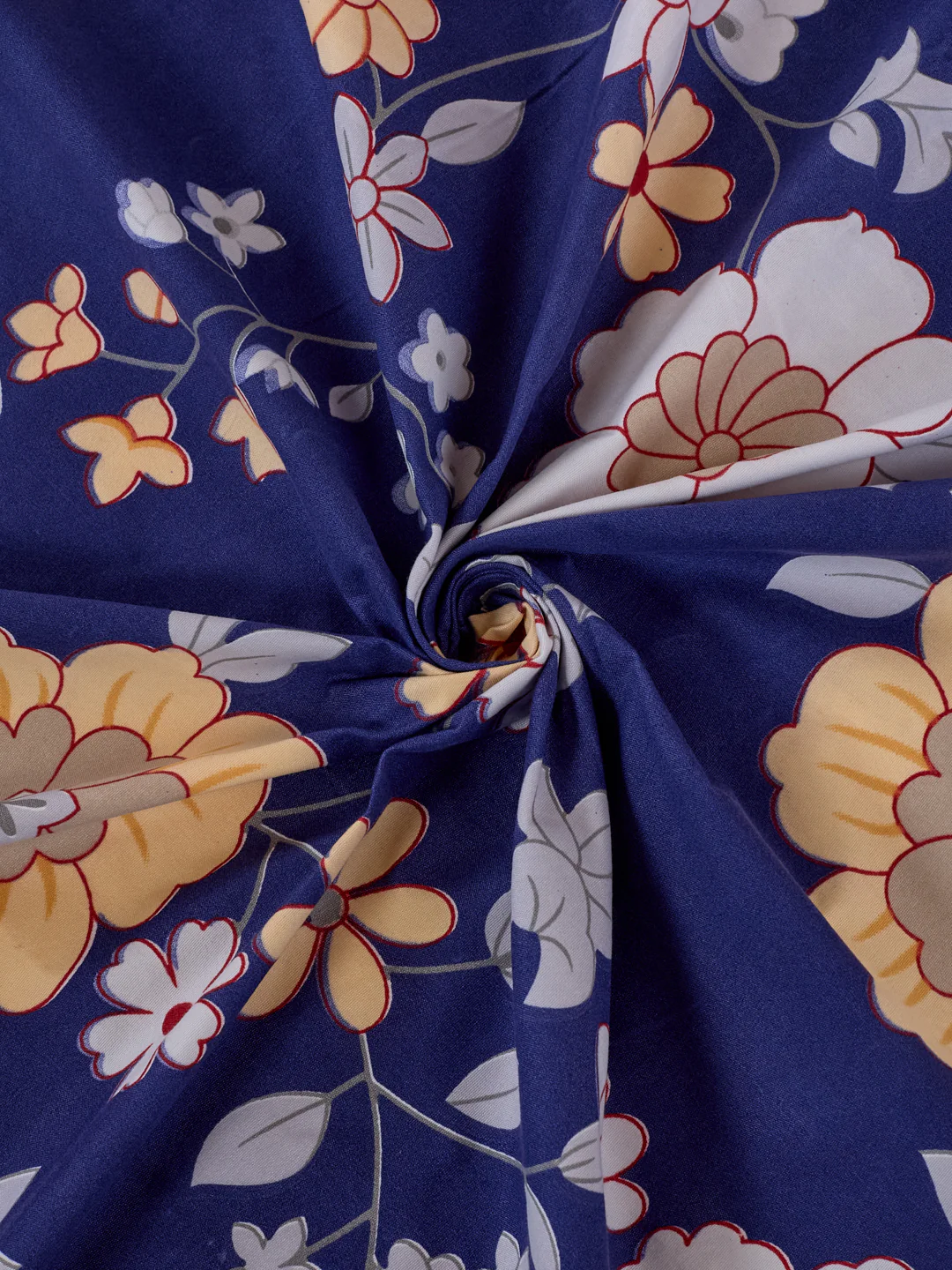 130 GSM Polyester Double Bed Bedsheet with 2 Pillow Covers Fashnik Collection - Image 8