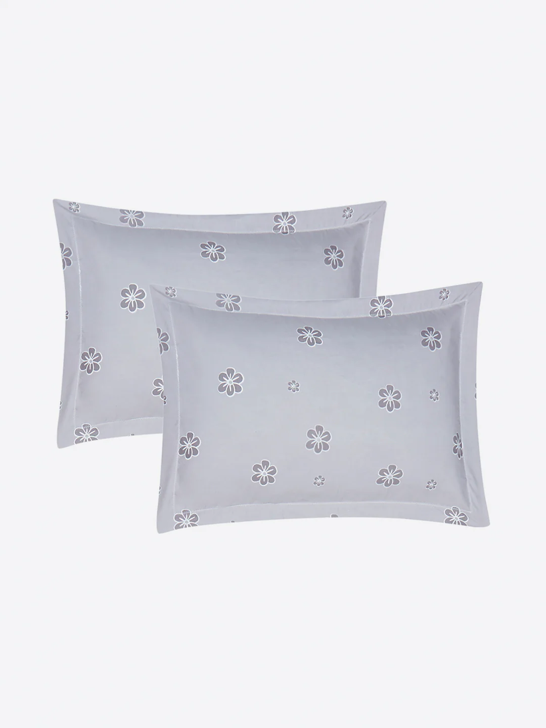 130 GSM Polyester King Size 1 Bedsheet with 2 Pillow Covers (Stanley) - Image 7