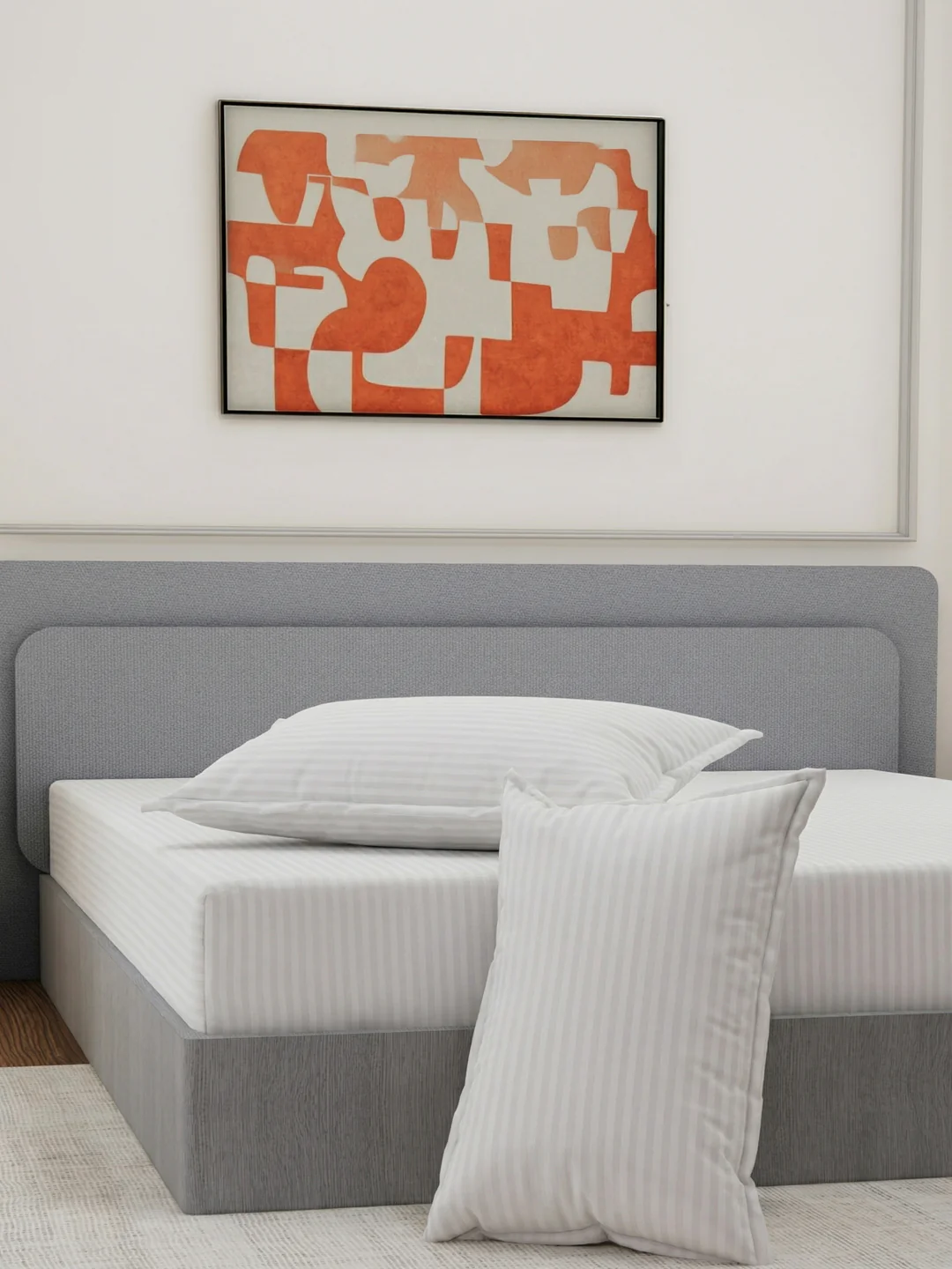 130 GSM Polyester King Size Bedsheet with 2 Pillow Covers Hotel Essential Collection - Image 5