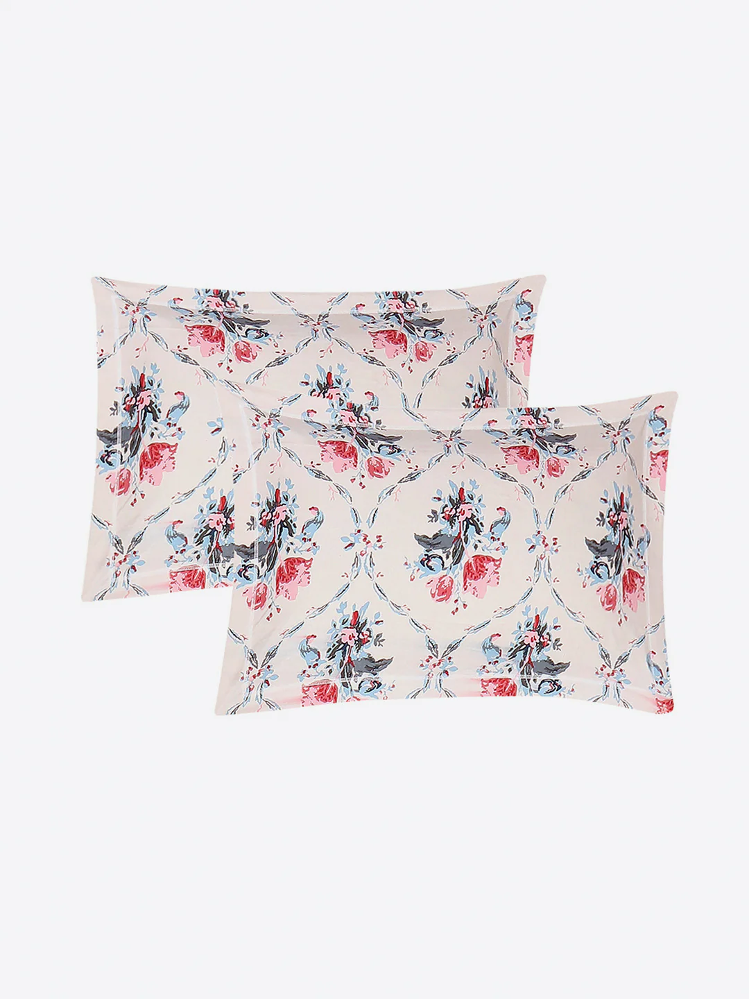 130 GSM Polyester Queen Size 1 Bedsheet with 2 Pillow Covers (Sanskriti) - Image 7