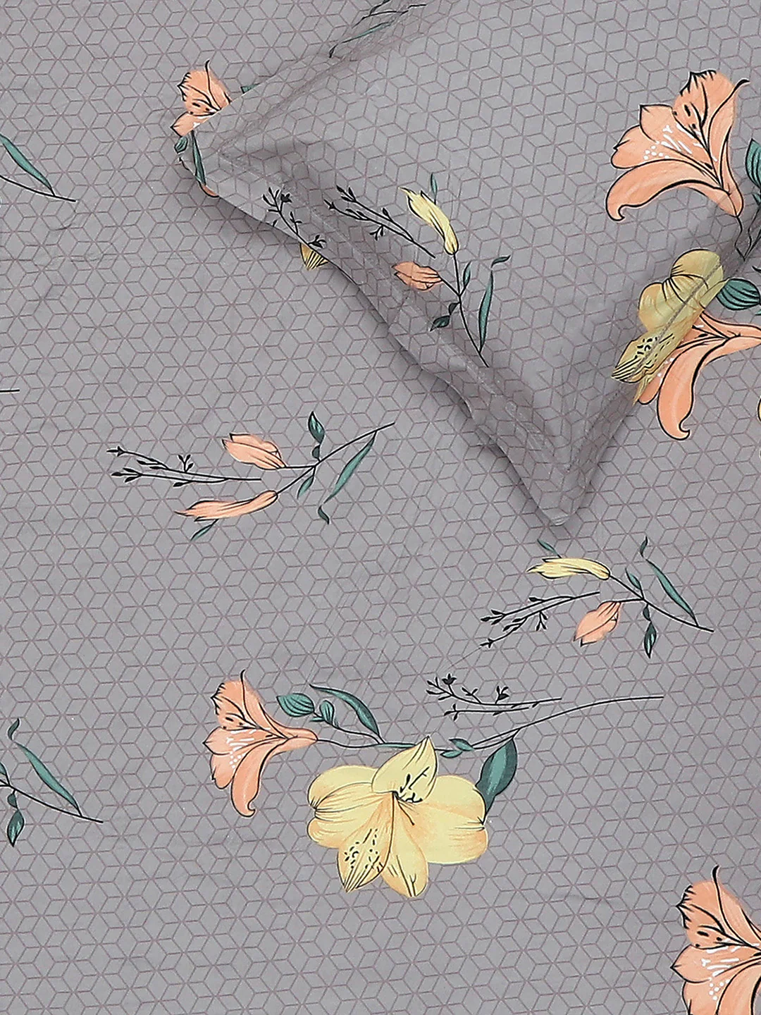 130 GSM Polyester Single Bedsheet with 1 Pillow Cover (Decoy) - Image 5