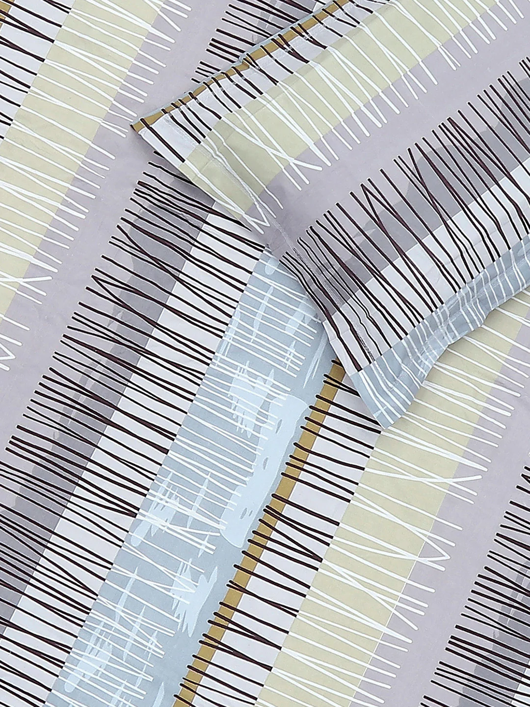 130 GSM Polyester Single Bedsheet with 1 Pillow Cover (Decoy) - Image 5
