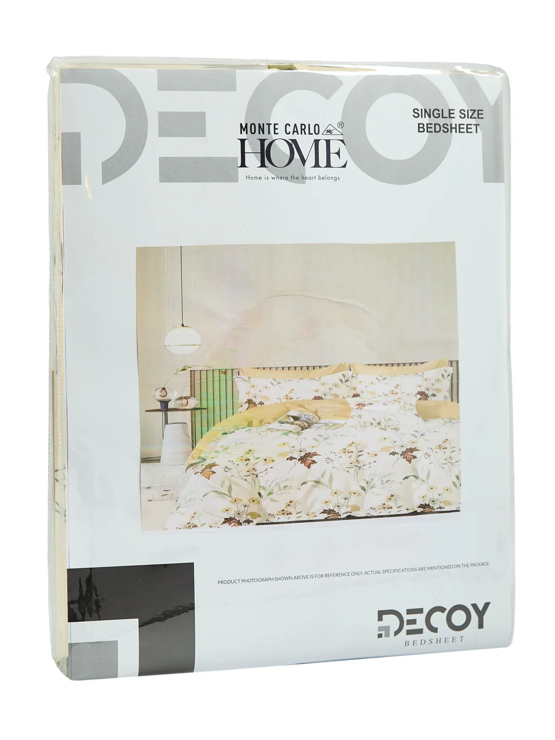 130 GSM Polyester Single Bed Bedsheet with 1 Pillow Cover Decoy Collection - Image 11