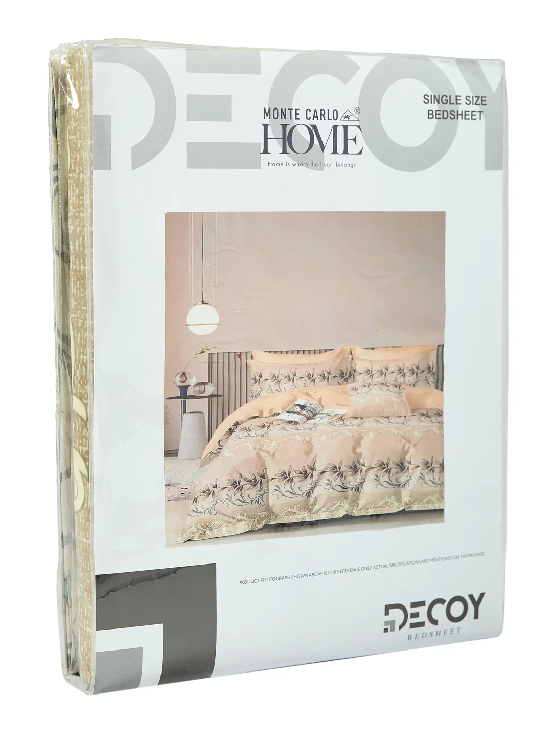 130 GSM Polyester Single Bed Bedsheet with 1 Pillow Cover Decoy Collection - Image 11