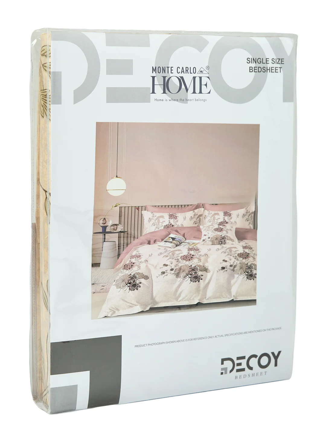 130 GSM Polyester Single Bed Bedsheet with 1 Pillow Cover Decoy Collection - Image 11