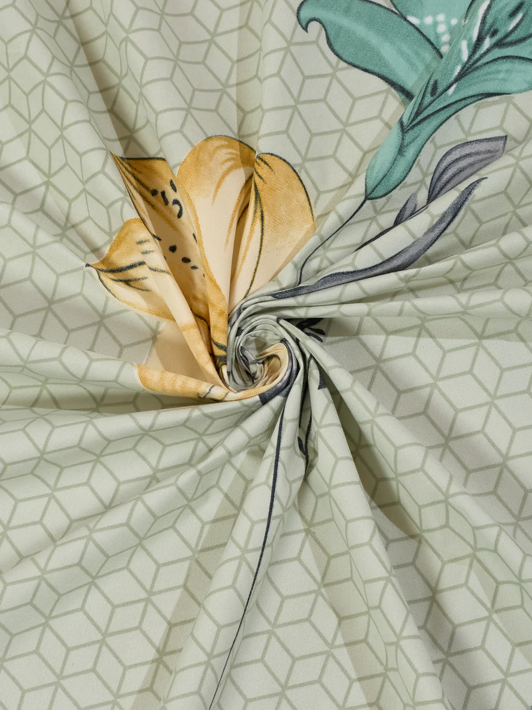 130 GSM Polyester Single Bed Bedsheet with 1 Pillow Cover Decoy Collection - Image 8