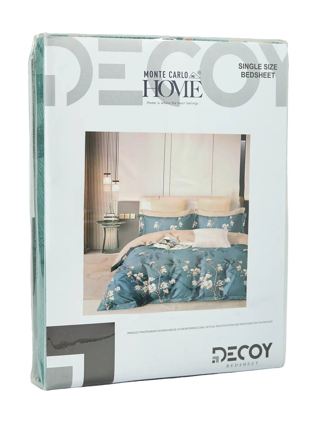 130 GSM Polyester Single Bed Bedsheet with 1 Pillow Cover Decoy Collection - Image 11