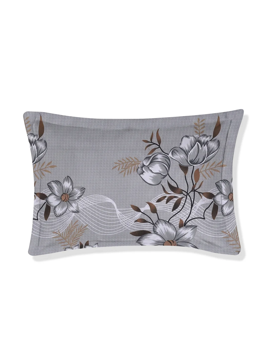 130 GSM Polyester Single Bed Bedsheet with 1 Pillow Cover Decoy Collection - Image 6
