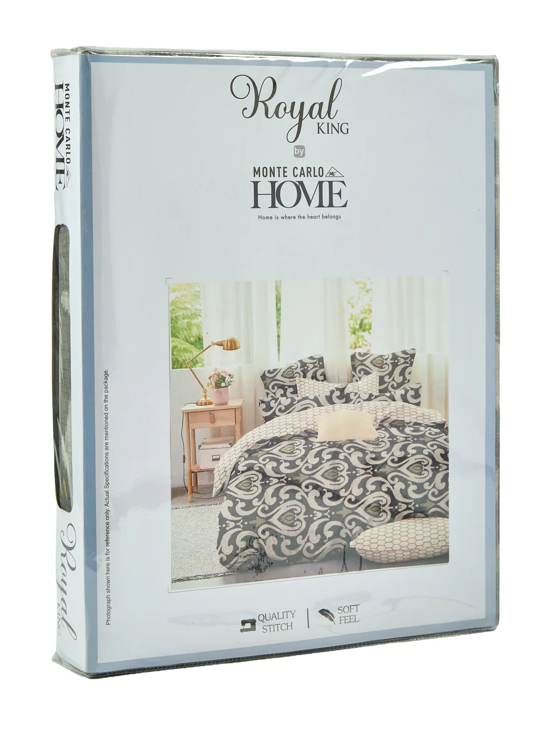 135 GSM Polyester King Size Bedsheet with 2 Pillow Covers Royal King Collection - Image 11