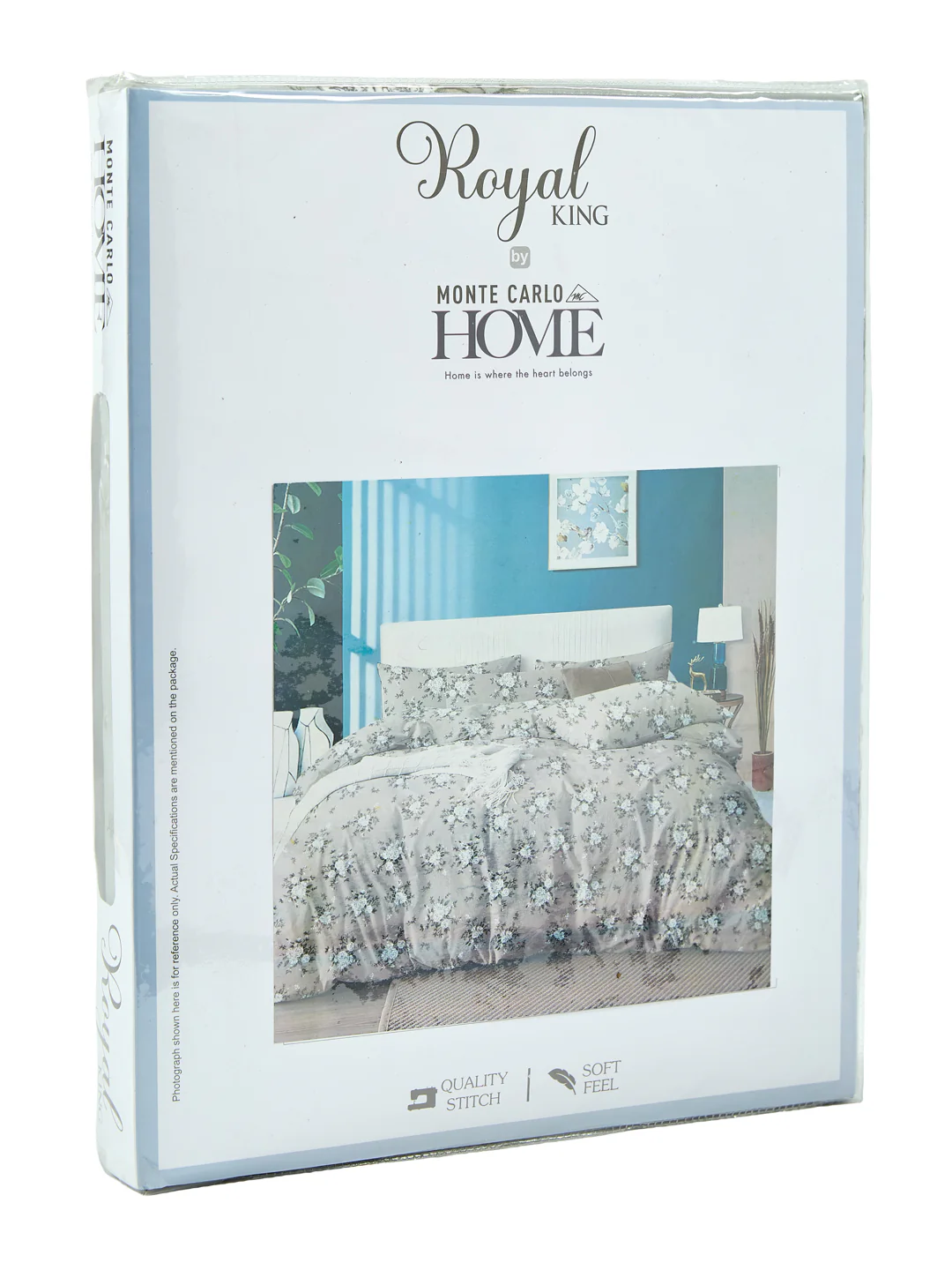 135 GSM Polyester King Size Bedsheet with 2 Pillow Covers Royal King Collection - Image 11