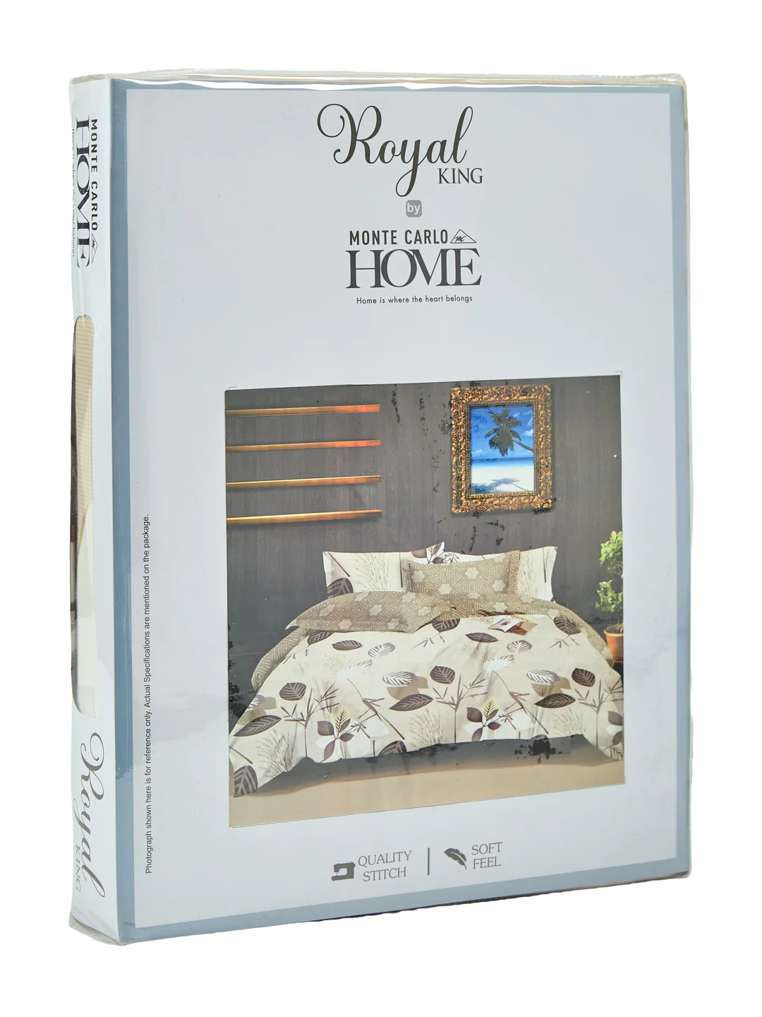 135 GSM Polyester King Size Bedsheet with 2 Pillow Covers Royal King Collection - Image 11
