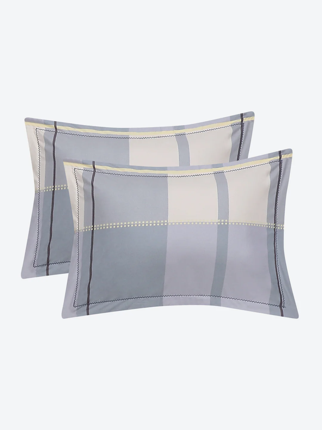 140 GSM Polyester Double Bed Bedsheet with 2 Pillow Covers - Image 8