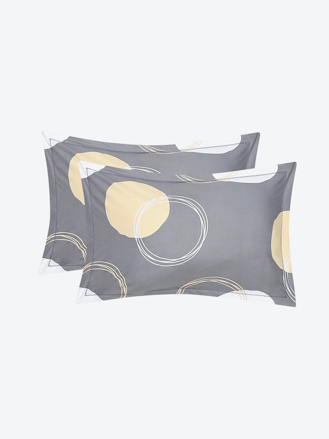 140 GSM Polyester Double Bed Bedsheet with 2 Pillow Covers - Image 8