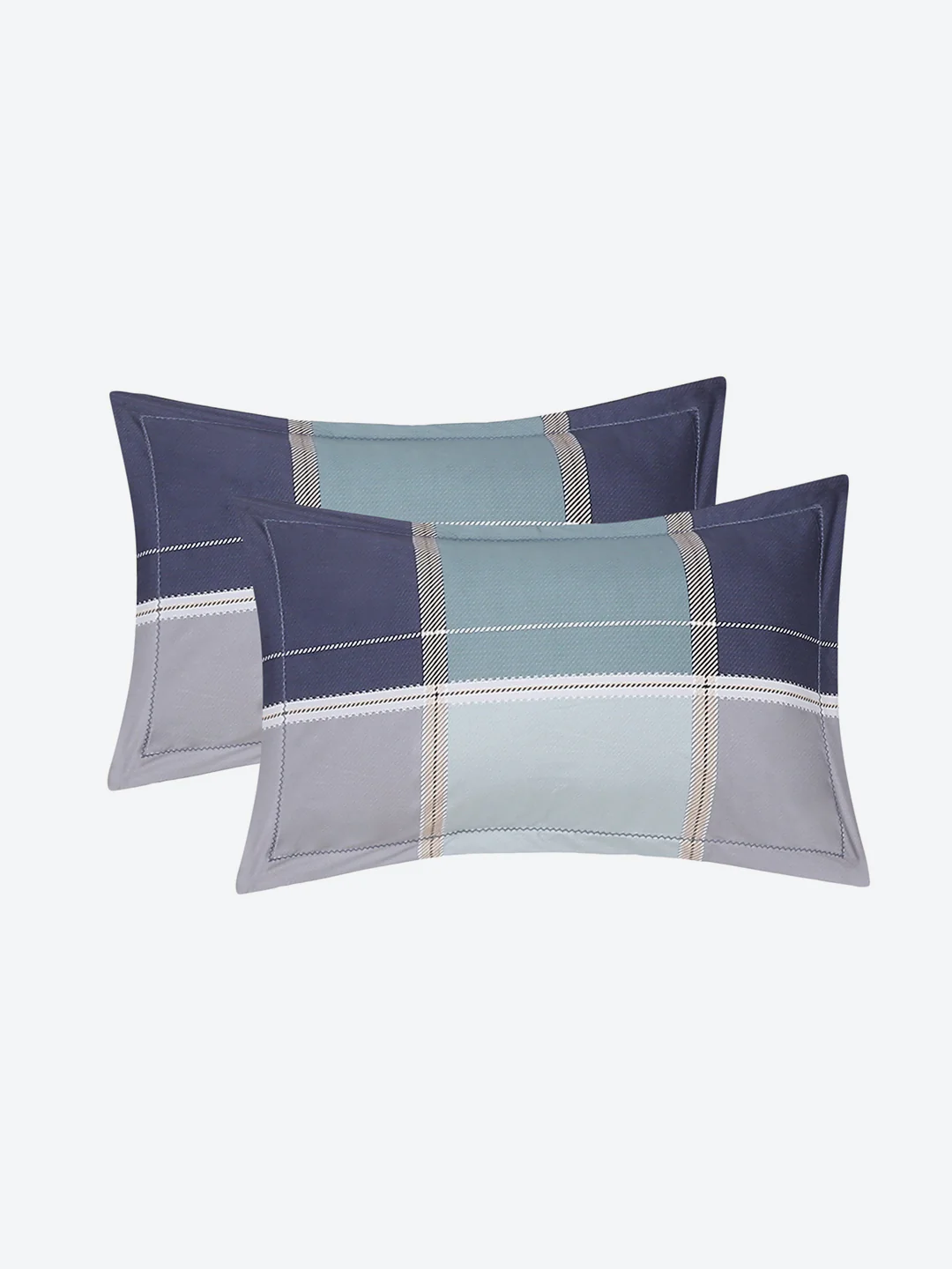 140 GSM Polyester Double Bed Bedsheet with 2 Pillow Covers - Image 8