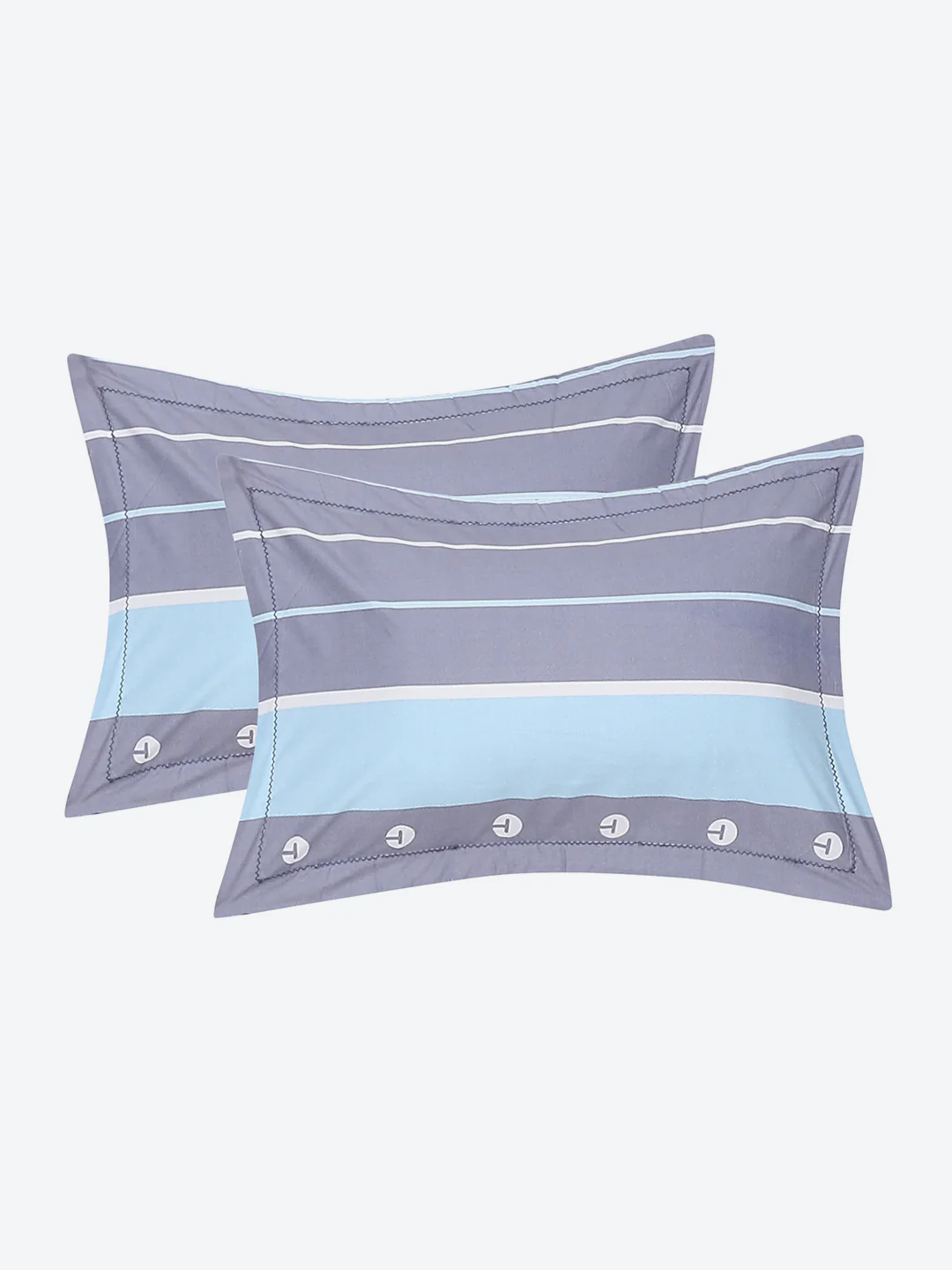 140 GSM Polyester Double Bed Bedsheet with 2 Pillow Covers - Image 8