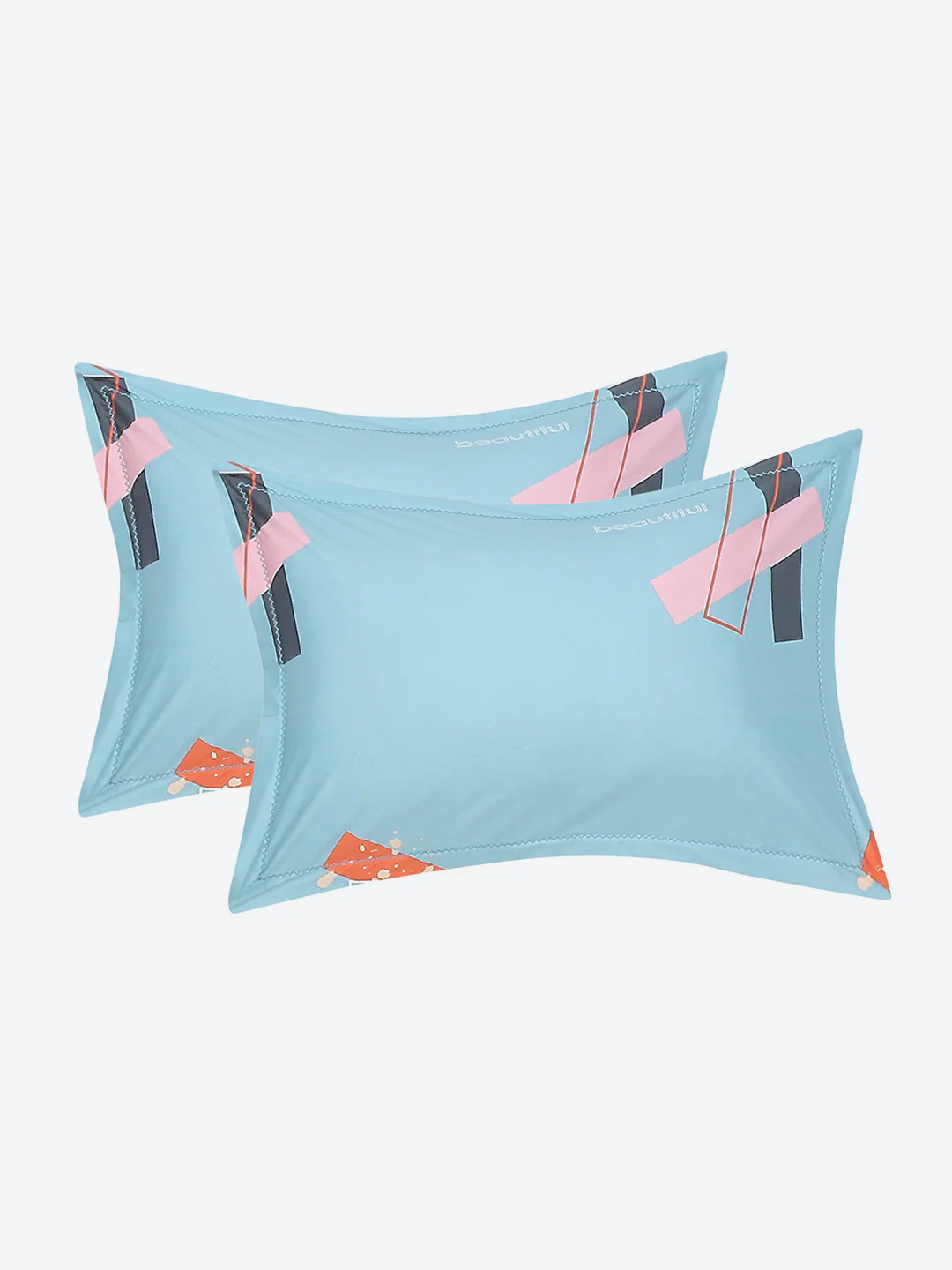 140 GSM Polyester Double Bed Bedsheet with 2 Pillow Covers - Image 8