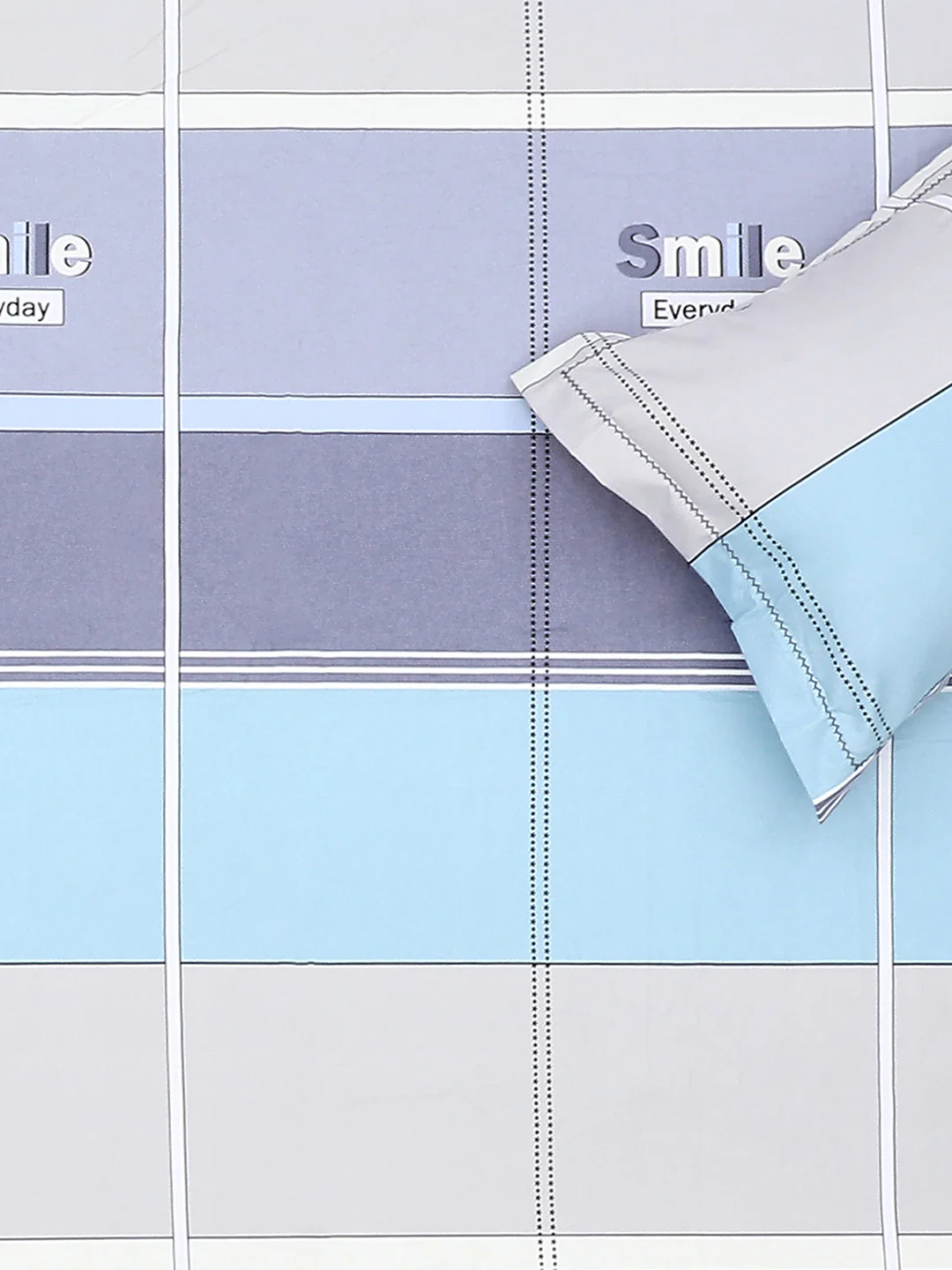 140 GSM Polyester Double Bed Bedsheet with 2 Pillow Covers - Image 6