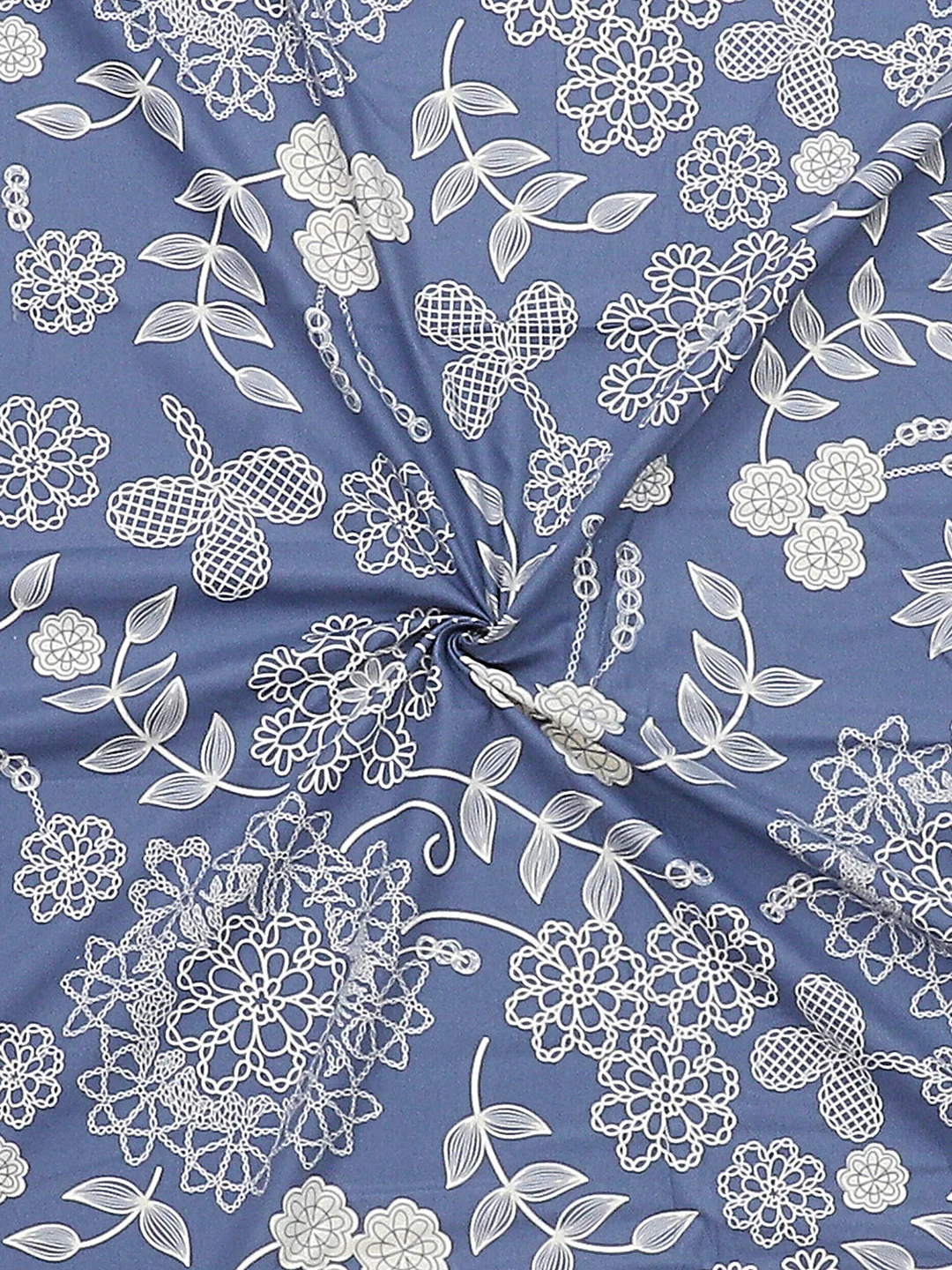 140 TC Cotton Double Bed Bedsheet with 2 Pillow Covers - Image 9