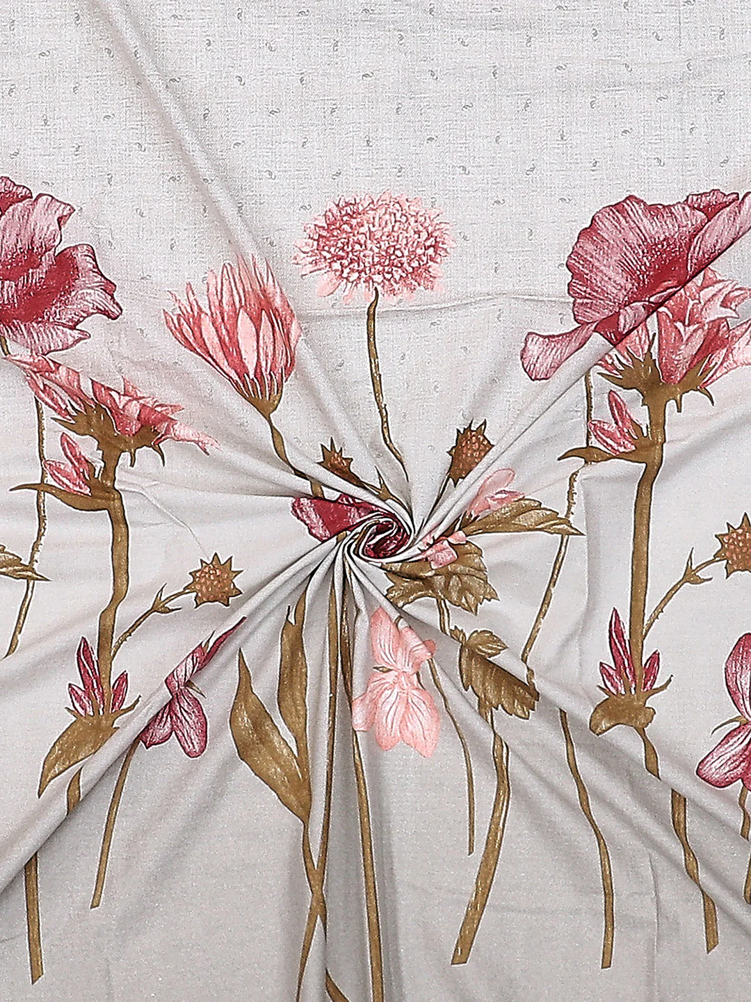 140 TC Cotton Double Bed Bedsheet with 2 Pillow Covers - Image 9