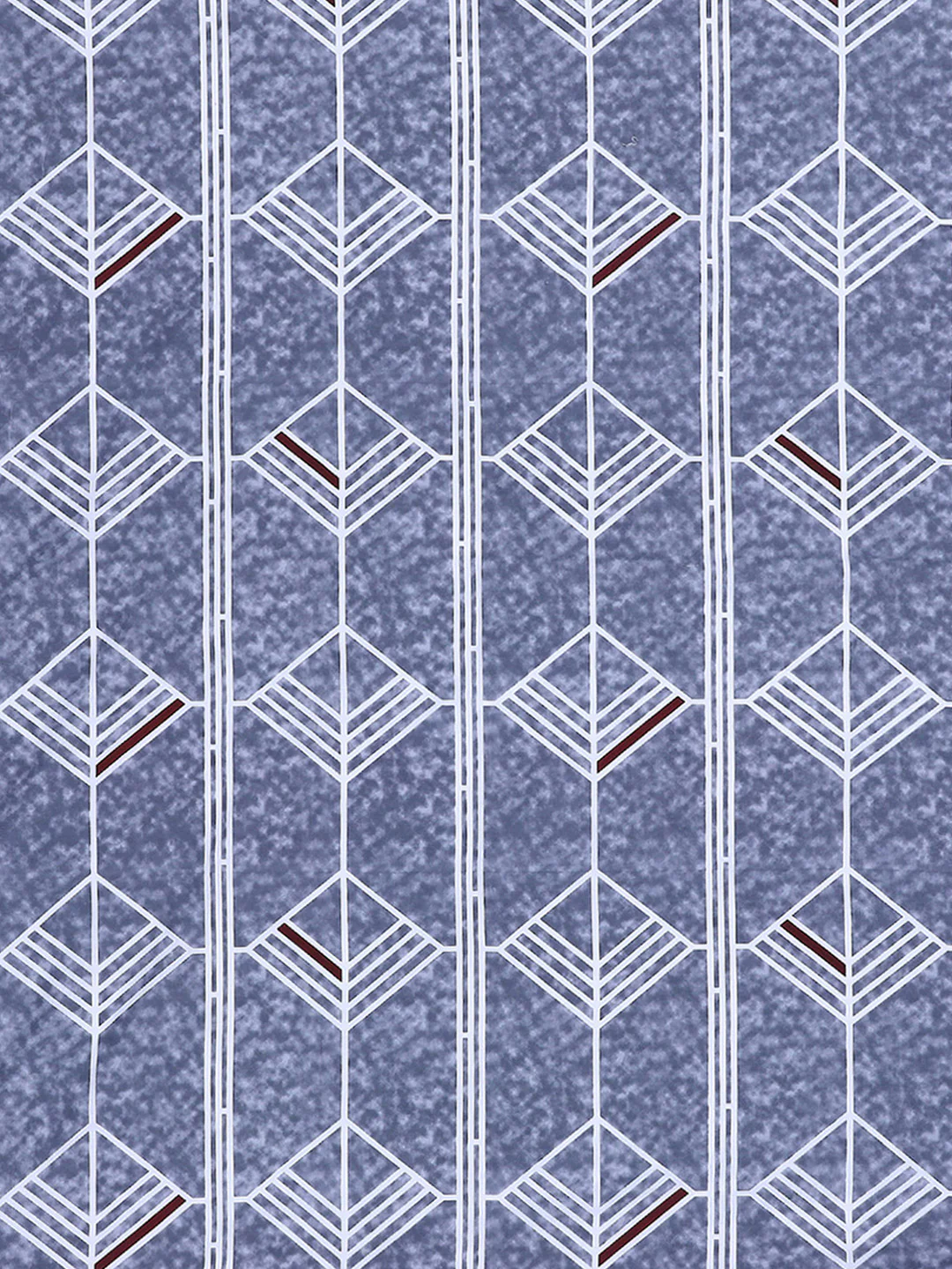 144 TC Blue Cotton Double Bedsheet with 2 Pillow Covers - Image 6