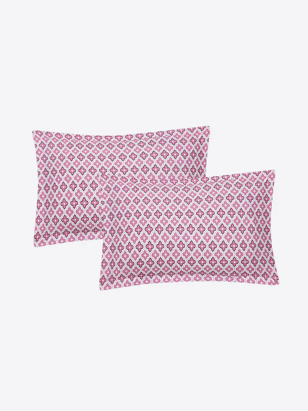 144 TC Cotton Double Bed 1 Fitted Bedsheet with 2 Pillow Cover (Solstice) - Image 7